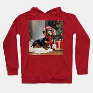 dachshund christmas Hoodie